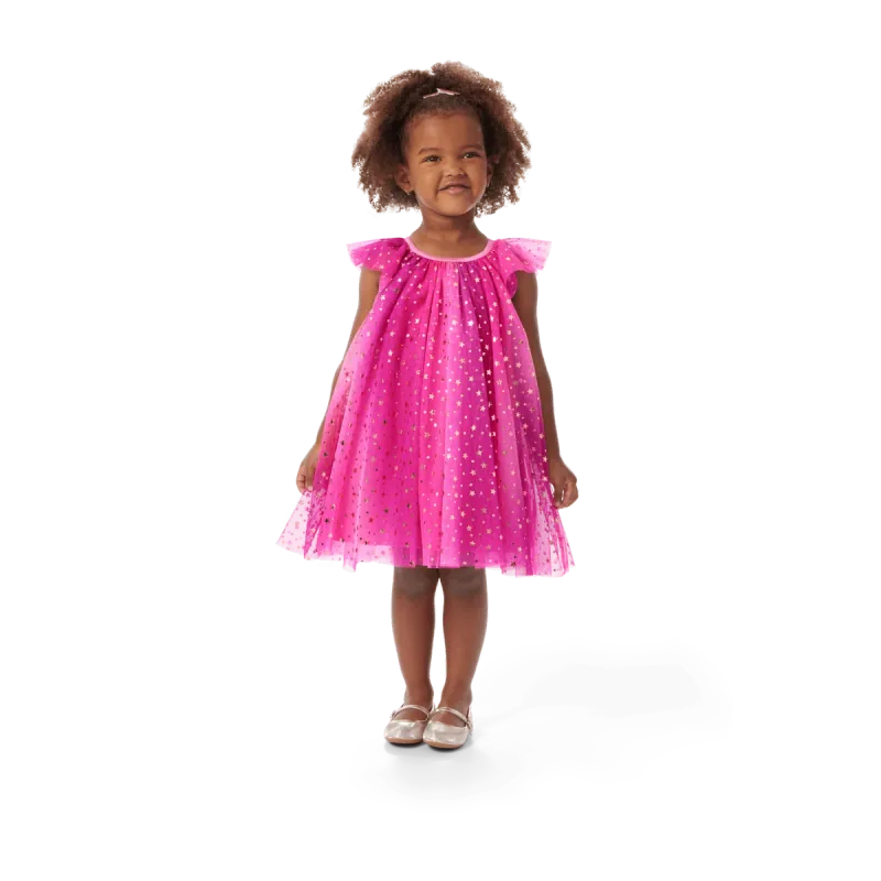 Pink Party-Ready Dress for Little Girls (Bitty Baby®) — manufacturer product photograph